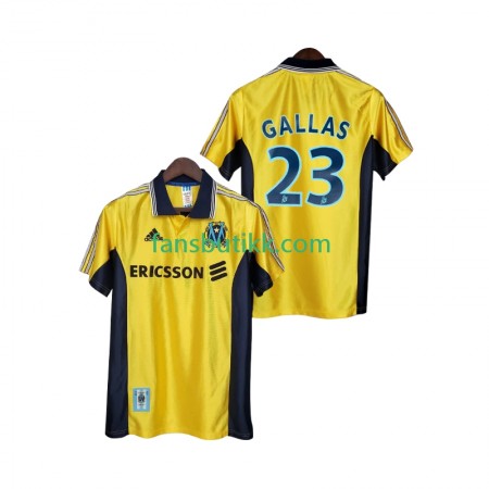 Fotballdrakt Olympique de Marseille Gallas 23 1999 Retro Tredjetrøye 1998 Kortermet